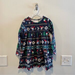 Hanna Andersson flannel nightgown in girls size 90 or US 3 
Gnome sweet gnome